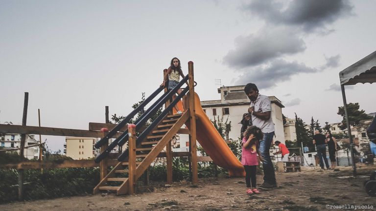 Famiglie nell'orto, fattoria del Parco Santa Agnese ai Danisinni - photo Rossella Puccio