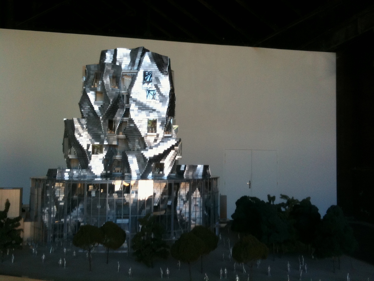 Fondation Luma, maquette by Frank Gehry, Arles 2017, photo Claudia Zanfi