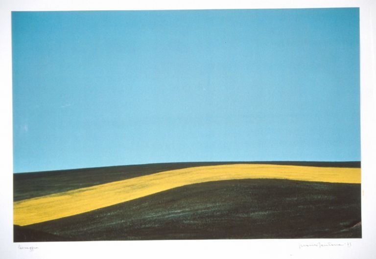 Franco Fontana (Modena, 1933), Paesaggio, Basilicata, Italy 1975, Fotografia a colori su carta Cibachrome, cm 57.5 x 87.5, UniCredit Art Collection