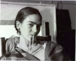Frida Biting Her Necklace New Workers School. Photo ©Lucienne Bloch