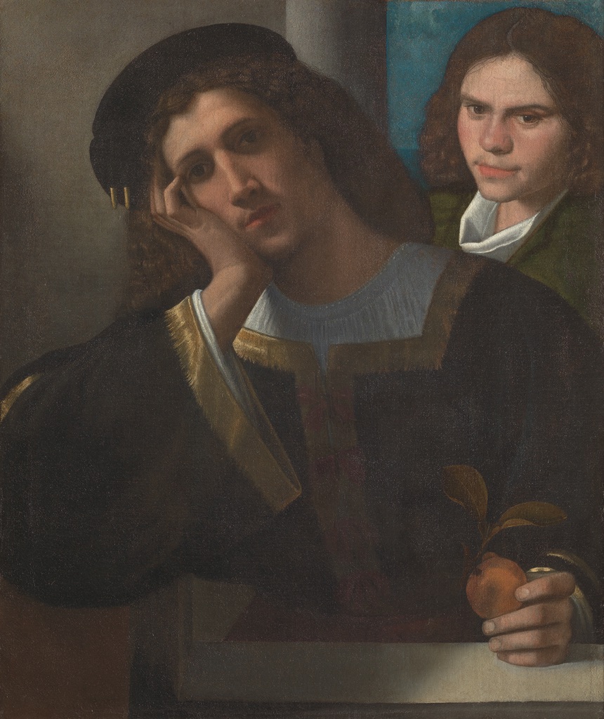 Giorgio da Castelfranco detto Giorgione, Due amici, 1502 ca. Roma, Museo di Palazzo Venezia
