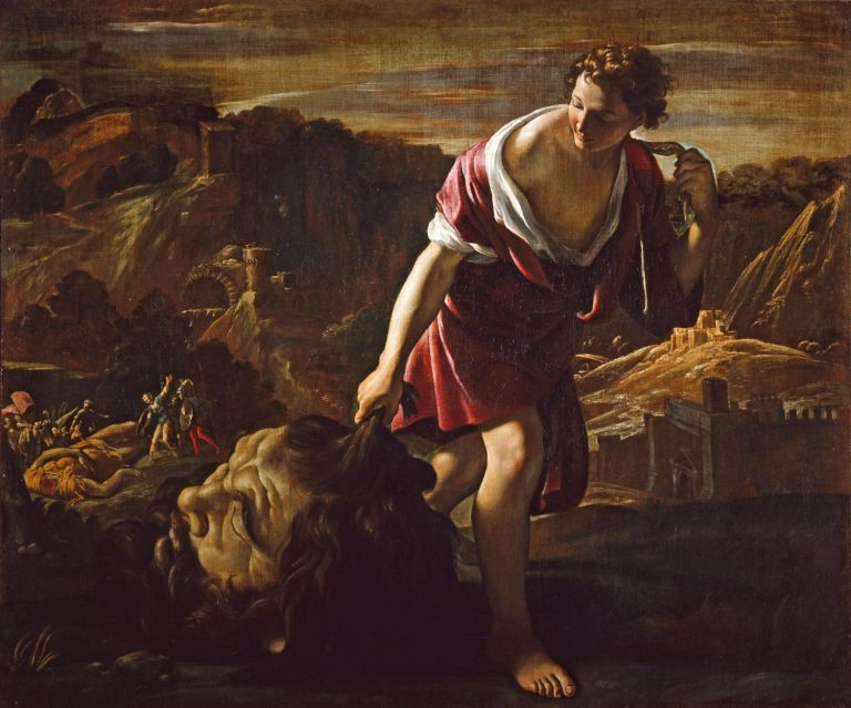 Giovanni Lanfranco, Davide con la testa di Golia, 1617 circa