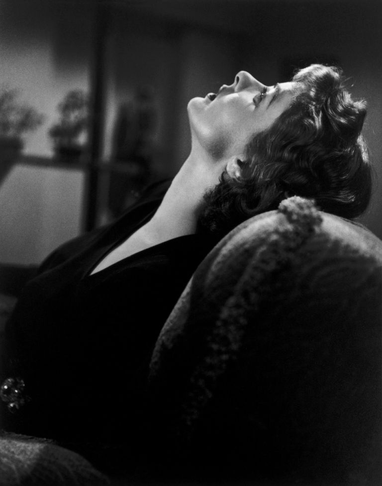 Ingrid Bergman in a dramatic scene from “Arch of Triumph,” Hollywood, July October 1946 © Robert Capa © International Center of PhotographyMagnum Photos