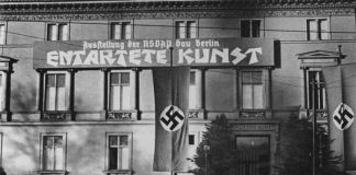 La solenne inaugurazione a Berlino della mostra Arte degenerata 19 luglio 1937