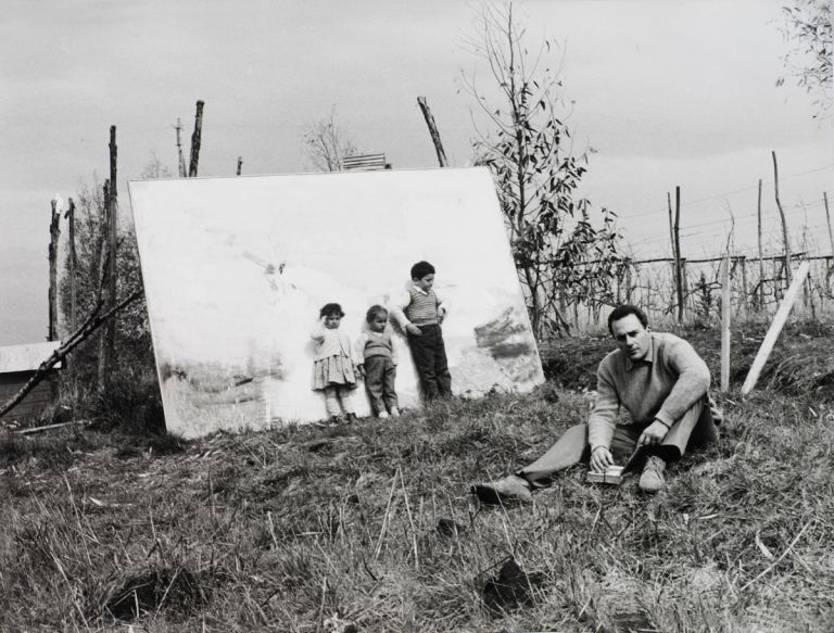 Mario Dondero, Gastone Novelli, Roma, 1962
