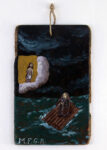 Maurizio Finotto, Vita, morte e miracoli, 2015 17, olio su legno e latta, courtesy l’artista