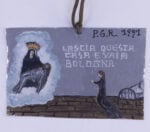 Maurizio Finotto, Vita, morte e miracoli, 2015 17, olio su legno e latta, courtesy l’artista