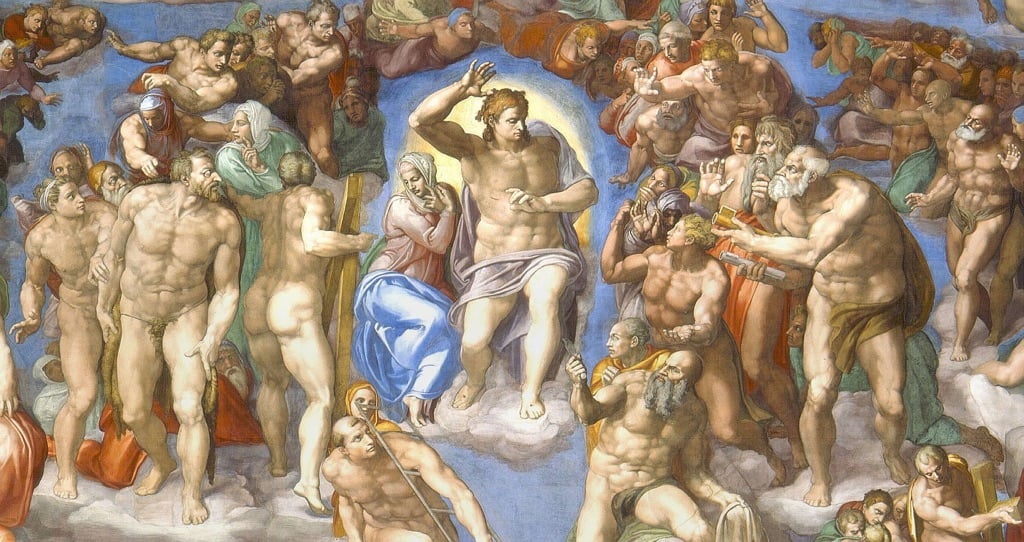 Michelangelo Buonarroti, Giudizio Universale, 1535-41, primo anello