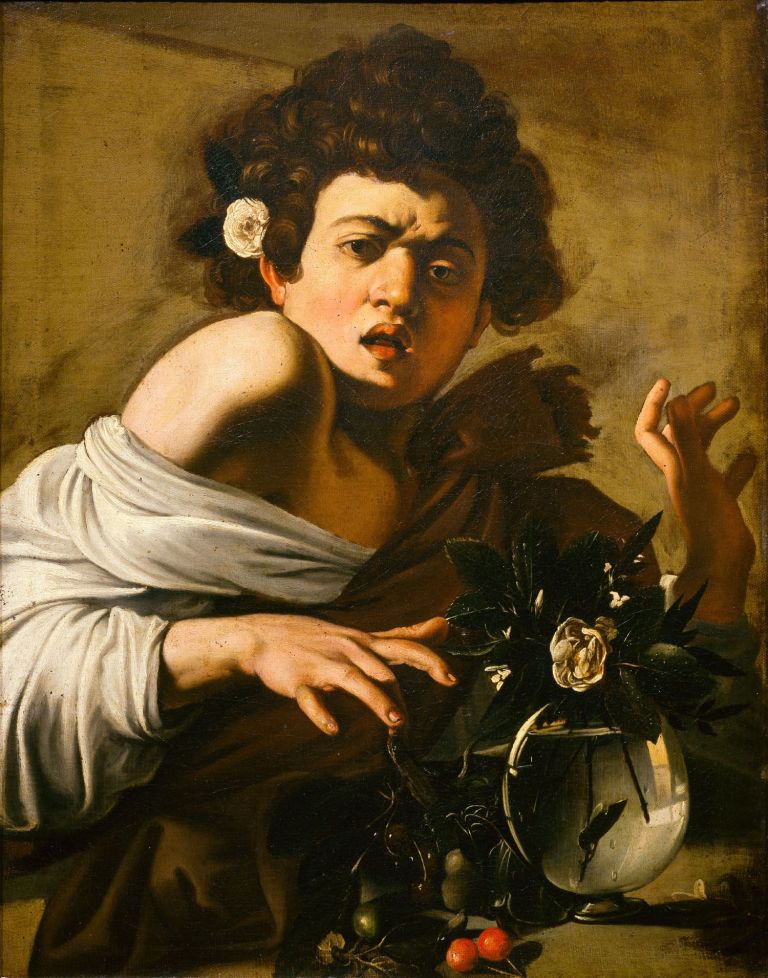 Michelangelo Merisi detto Il Caravaggio Ragazzo morso da un ramarro 1596 1597 circa Caravaggio e i caravaggeschi a Otranto, nel segno di Roberto Longhi