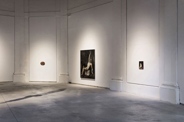 Nicola Samorì, exhibition view at Centro Arti Visive Pescheria, Pesaro, photo Stefano Maniero