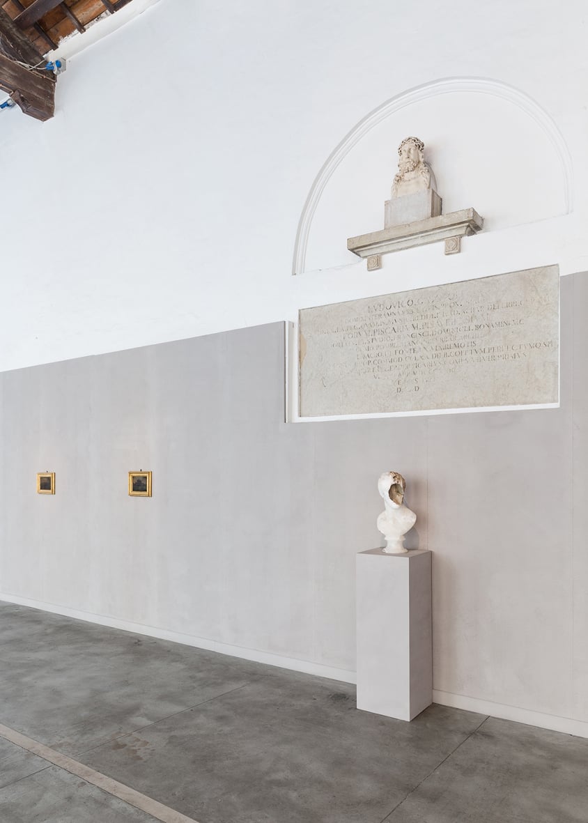 Nicola Samorì, exhibition view at Centro Arti Visive Pescheria, Pesaro, photo Stefano Maniero