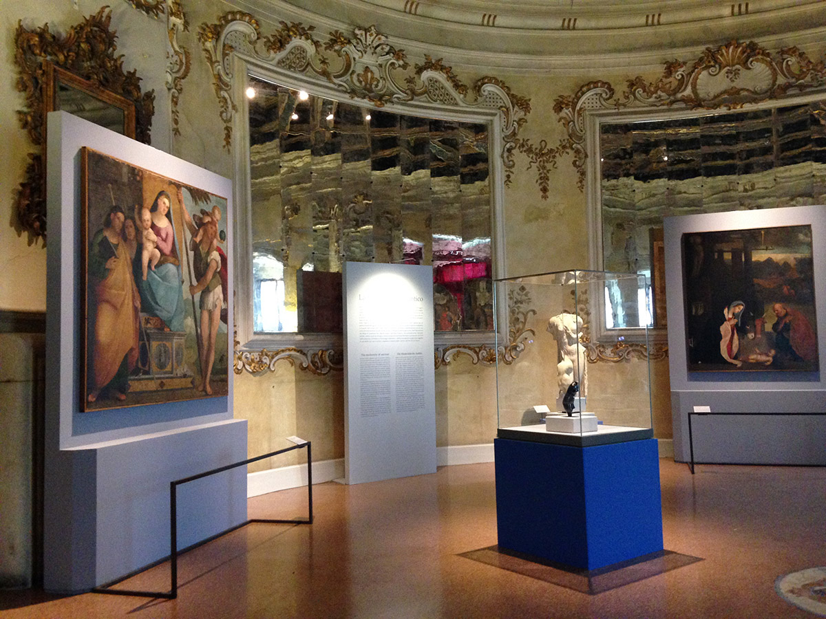 Ordine e bizzarria. Il Rinascimento di Marcello Fogolino. Exhibition view at Castello del Buonconsiglio, Trento 2017