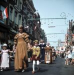 Parade in Amersfoort to celebrate being a city for 700 years