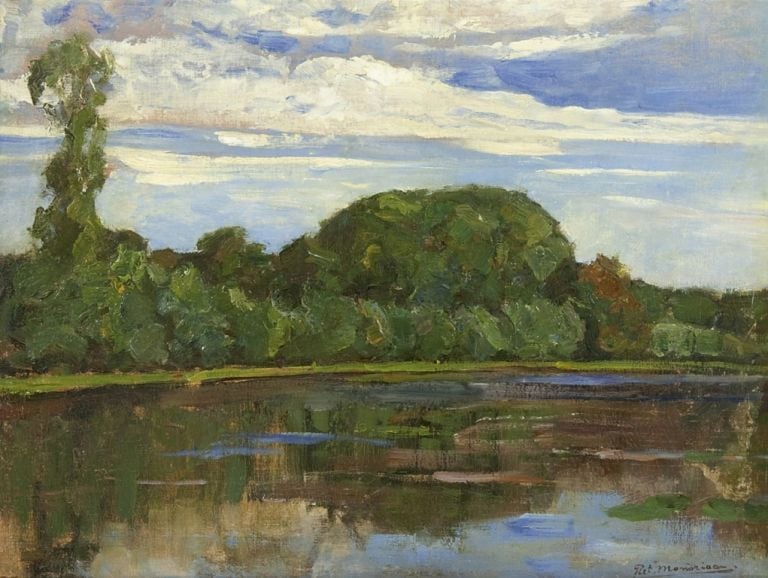 Piet Mondriaan, Arbres sur le fleuve Gein, 1905 06 ca. Collezione Simonis & Buunk, Ede