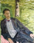 Richard Gerstl - Ritratto di uomo su sfondo verde 1908
