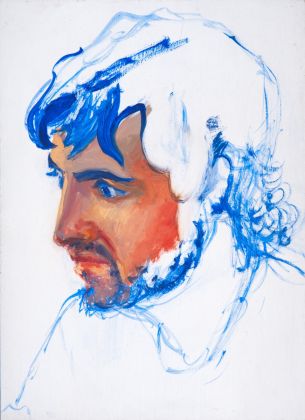 Roger de Montebello, Peter, 2006, olio su tavola, 22x16 cm