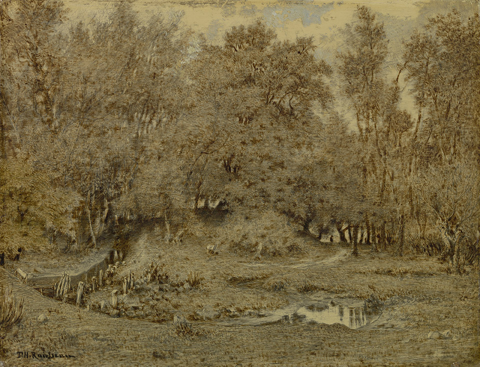 Théodore Rousseau, Brook in the Forest of Fontainebleau, 1849, The Mesdag Collection, The Hague