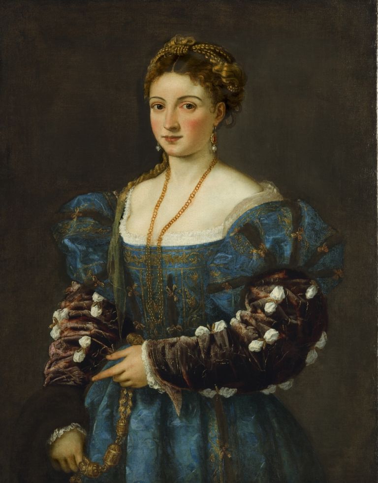 Tiziano, Ritratto di una donna (La Bella), 1536, Gallerie degli Uffizi, Palazzo Pitti, Firenze