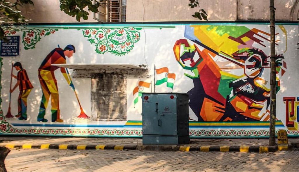 Delhi Street Art, il progetto di recupero urbano che riqualifica le bidonville