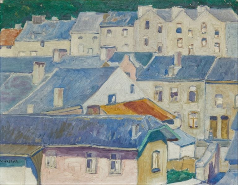 Vilmos Huszár, Case a Spa, 1920. Collezione privata © TonPors 2016