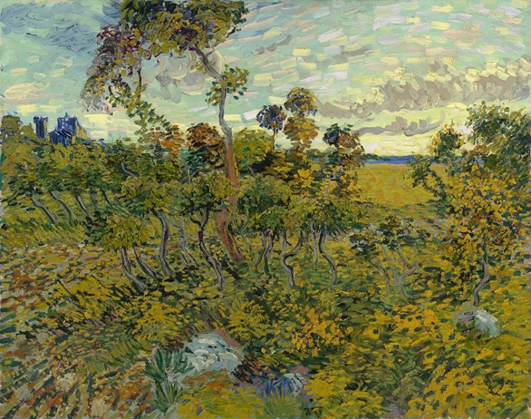 Vincent Van Gogh, Sunset at Montmajour, 1888, Private collection