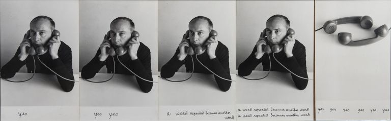 Vincenzo Agnetti, Autotelefonata (yes), 1972. Courtesy Collezione Emilio e Luisa Marinoni