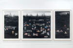Yoan Capote, Rate (Fucking Money), (2015), Mischtechnik, Wasserfarbe und Fremdwährung, 379,5 x 266,5 cm © capotestudio