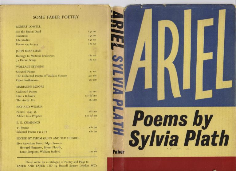 Ariel prima edizione Londra 1965 L’arte di morire. Il mito tragico di Sylvia Plath a Washington