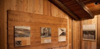 Christo & Jeanne Claude. Rivelare/Révéler. Exhibition view at Les Maisons de Judith, Courmayeur 2017