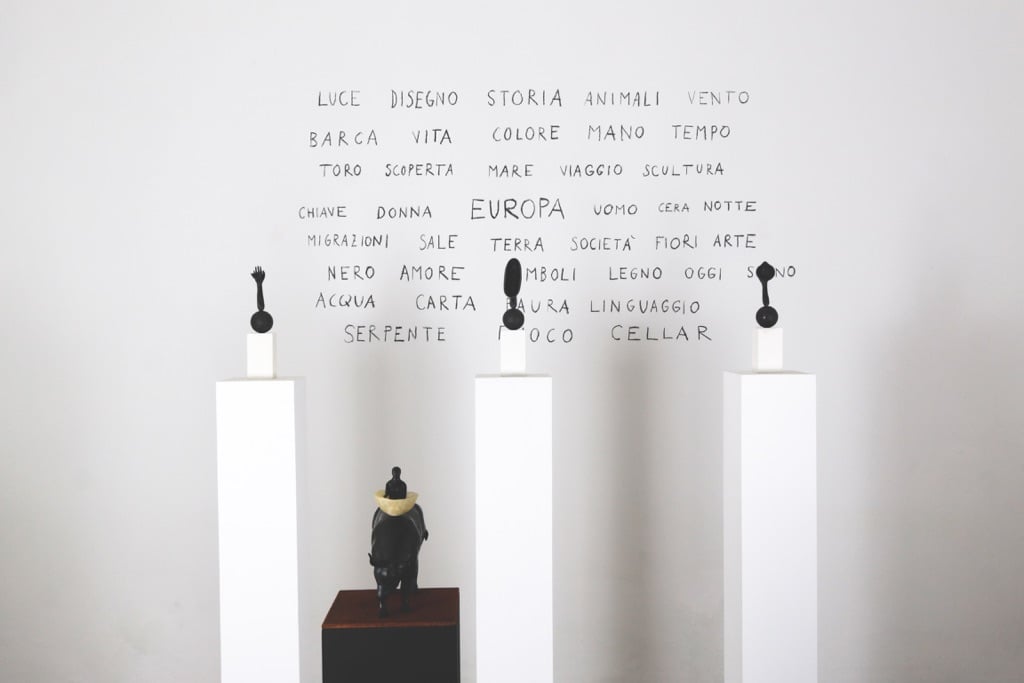 David Aaron Angeli. Europa. Exhibition view at Cellar Contemporary, Trento 2017