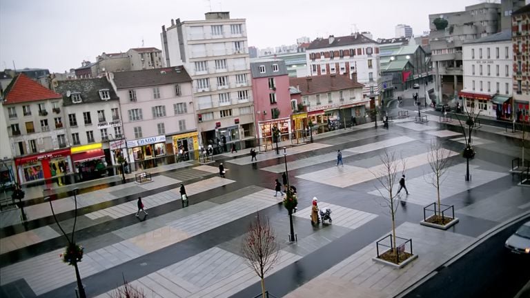 Franco Zagari, Place Jean Jaurès, Saint Denis 2005