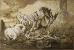 Gustave Moreau Diomedes devoured by his Horses (date tbc) Oil on canvas, 130 × 196 cm Musée national Gustave Moreau, Paris © RMN-Grand Palais / René-Gabriel Ojéda