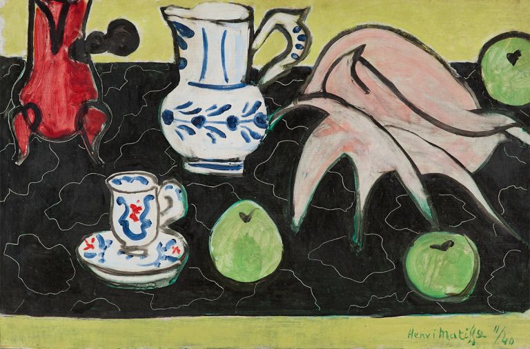 Henri Matisse, Still Life with Seashell on Black Marble, 1940. The Pushkin State Museum of Fine Arts, Moscow. Photo Archives H. Matisse, © Succession H. Matisse. Artwork © Succession H. Matisse DAC