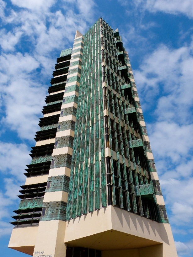 Price Tower (Frank Lloyd Wright, 1956), Bartlesville, Oklahoma, Stati Uniti