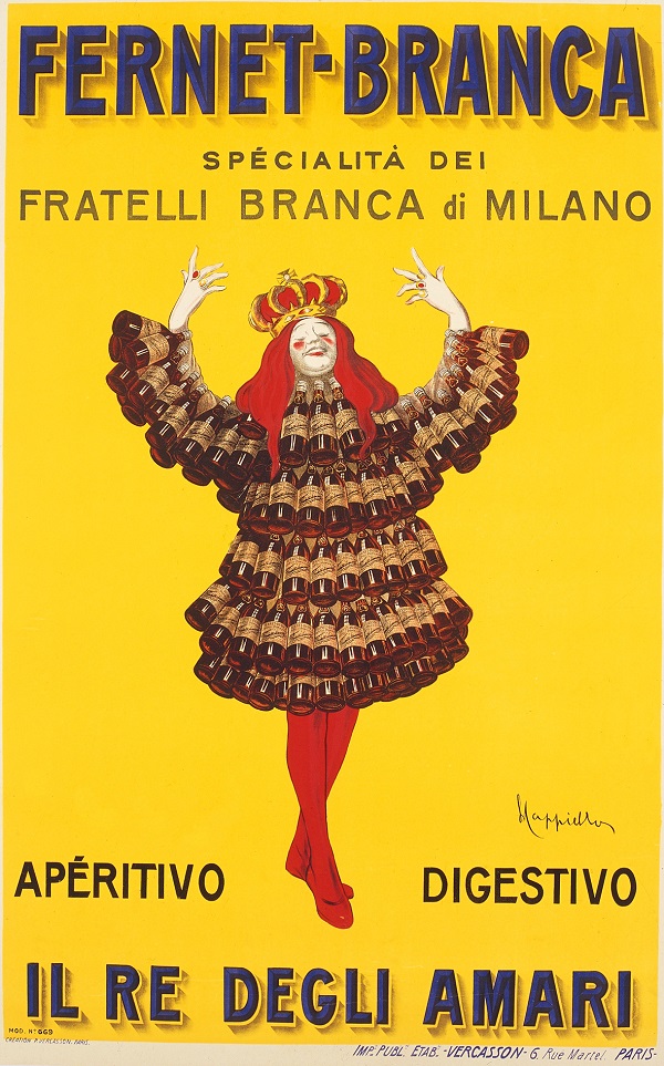 Leonetto Cappiello, Fernet Branca Il re degli amari, 1909