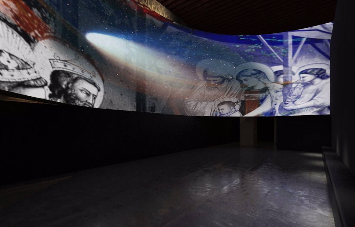 Magister Giotto. Exhibition view at Scuola Grande della Misericordia, Venezia 2017