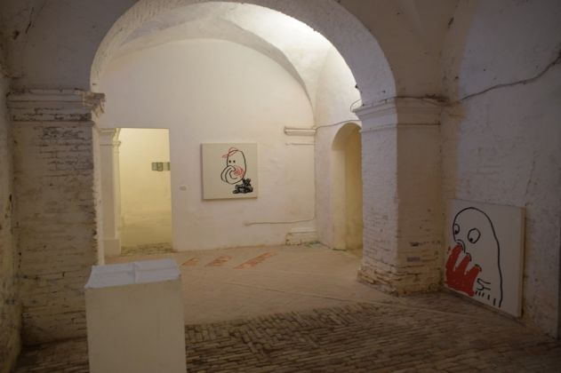Maicol è Mirco. Exhibition view at Museolaboratorio Ex Manifattura Tabacchi, Città Sant'Angelo 2017