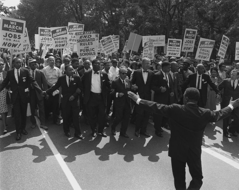 Marcia su Washington per i diritti civili (28 agosto 1963). Documento storico non presente in mostra
