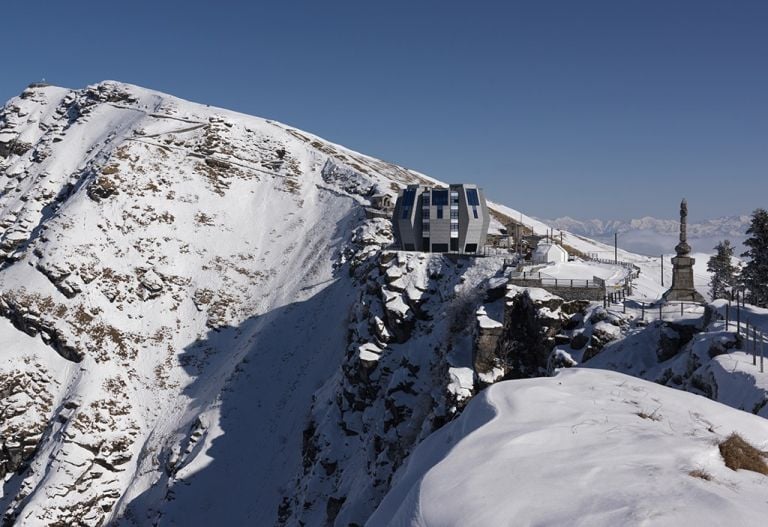 Mario Botta, Fiore di Pietra, Monte Generoso 2017. Photo Enrico Cano