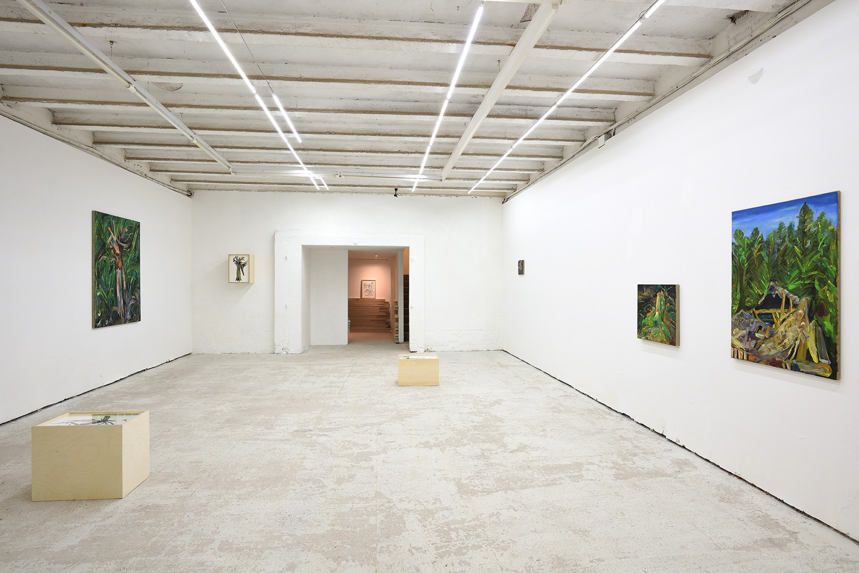 Matteo Fato, (Somersault), installation view at Galleria Michela Rizzo, Venezia 2017, photo Michele Alberto Sereni