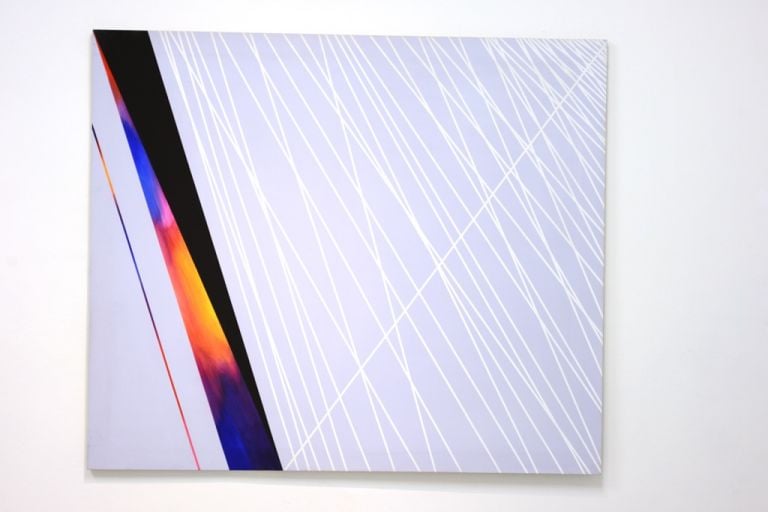 Natalino Tondo, Spazio n dimensionale, 1989, acrilici su tela