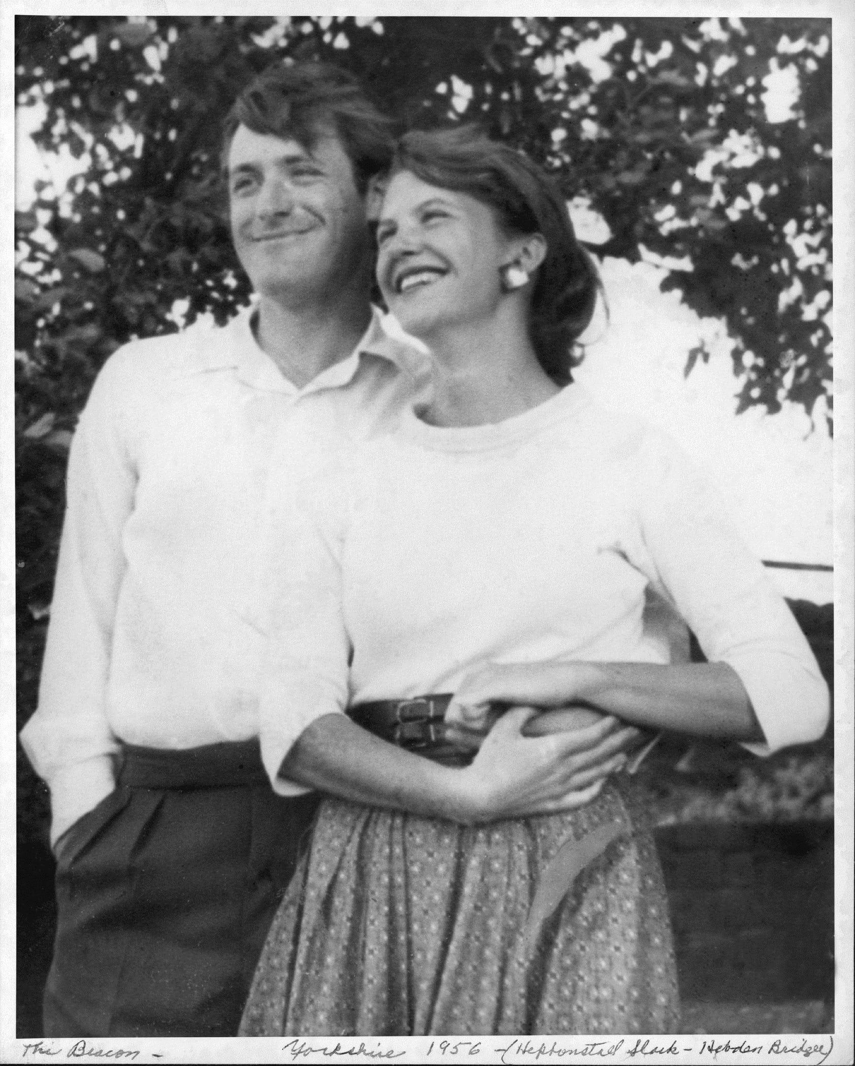 Ted Hughes and Sylvia Plath in Yorkshire, UK, 1956. Ph. Harry Ogden, Courtesy Mortimer Rare Book Collection, Smith College, Northampton, Massachusetts