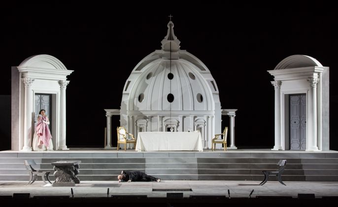 Tosca, Opera di Roma alle Terme di Caracalla, 2017. Photo Yasuko Kageyama