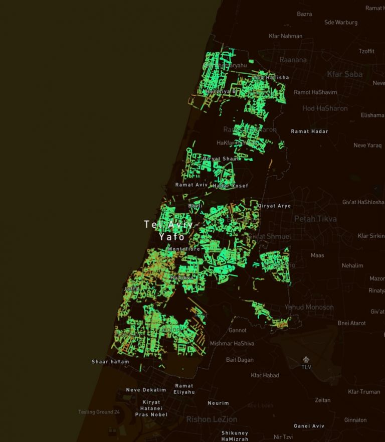 Treepedia. Tel Aviv © MIT Senseable City Lab