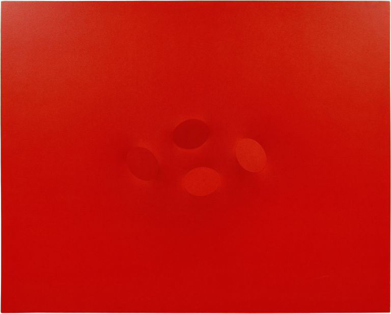 Turi Simeti, 4 ovali rossi, 2010. Courtesy Archivio Turi Simeti