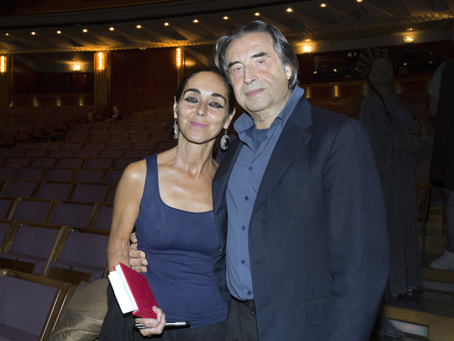 Shirin Neshat con Riccardo Muti