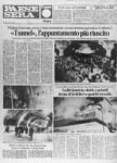 “Paese Sera”, 2 gennaio 1983. Pagina dedicata alla festa di Capodanno 82 Tunnel 83