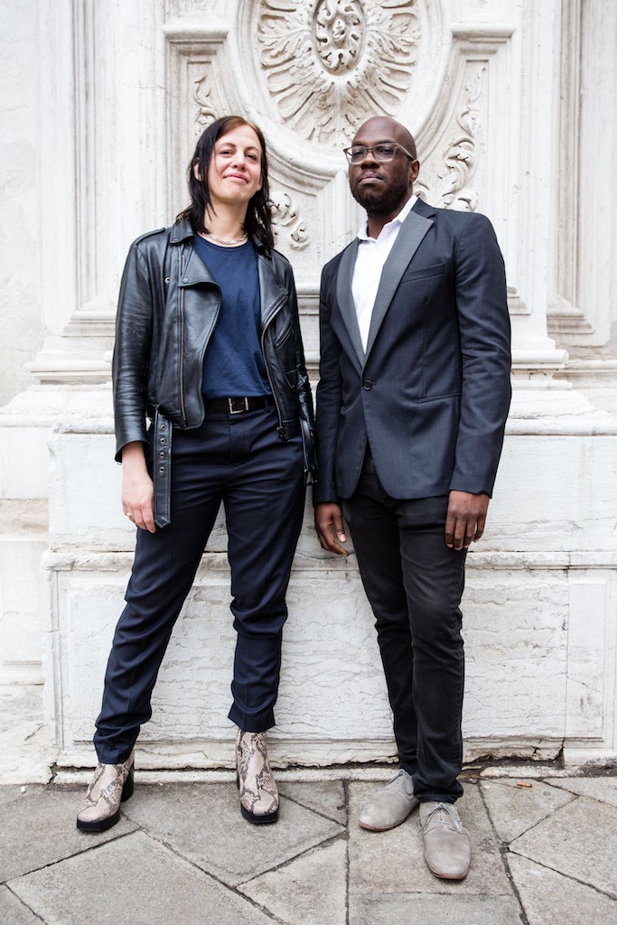 Anne Imhof and Huey Copeland, 2017 Absolut Art Award Winners for Art Work and Art Writing, Venice 2017, Courtesy Absolut