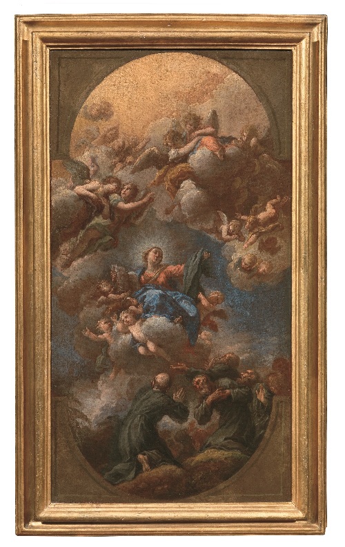 Anton Domenico Gabbiani, La Vergine consegna l’abito ai sette fondatori dell’ordine dei Servi di Maria, 1718, bozzetto