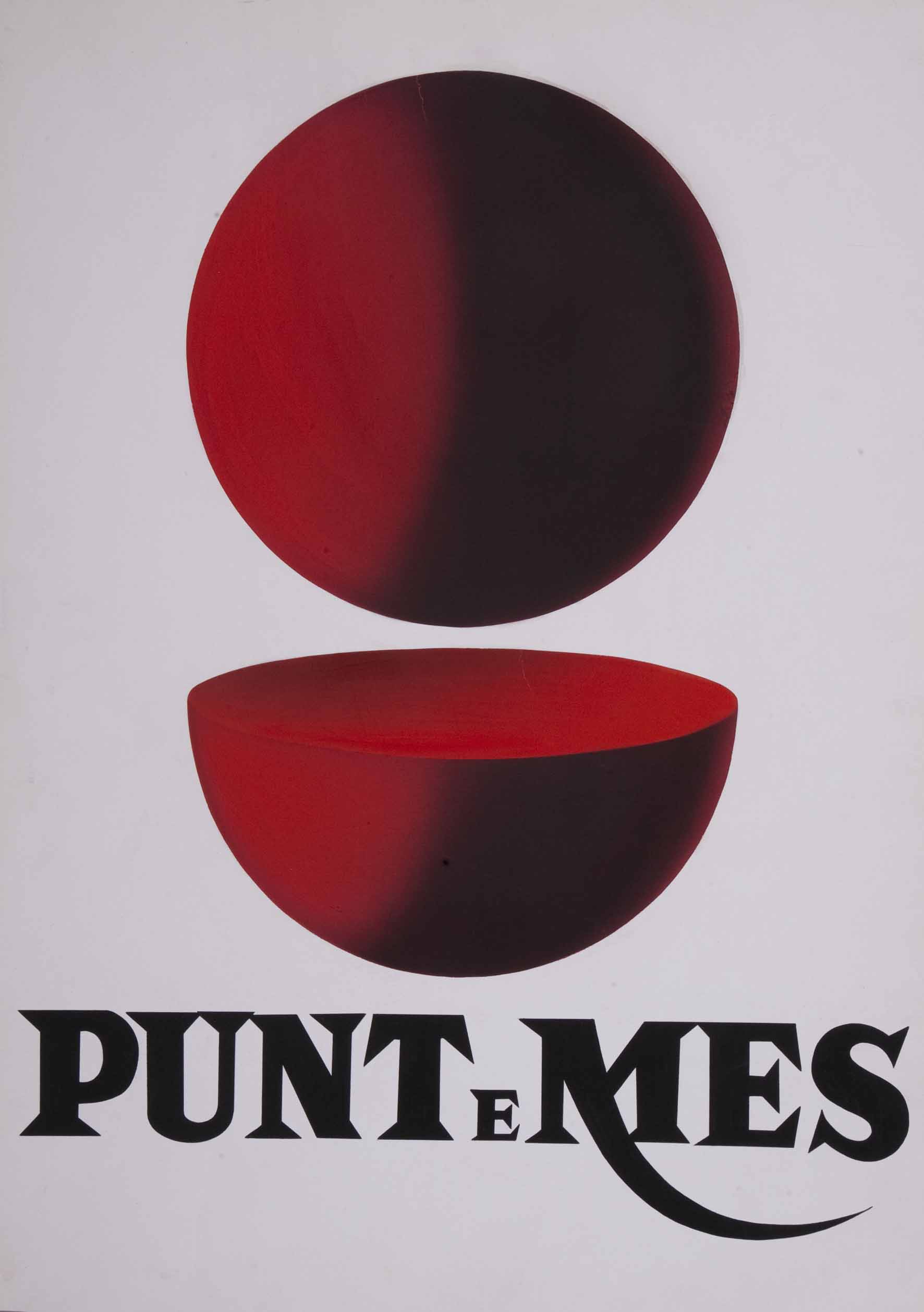 Armando Testa, Punt e Mes, bozzetto per manifesto, 1960
